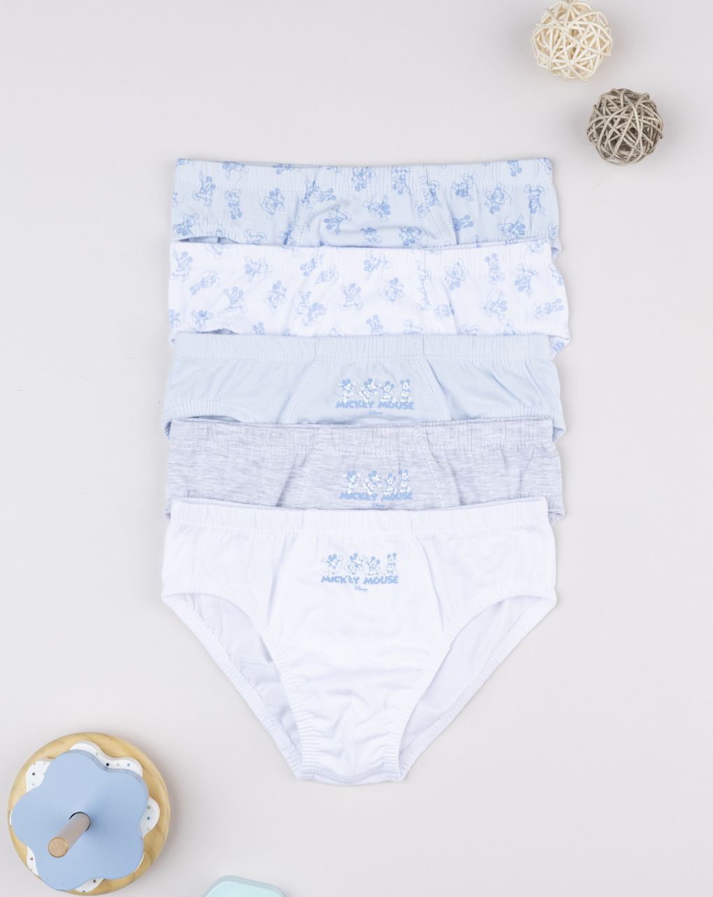 παιδικά σλιπ πακέτο x5 mickey για αγόρι