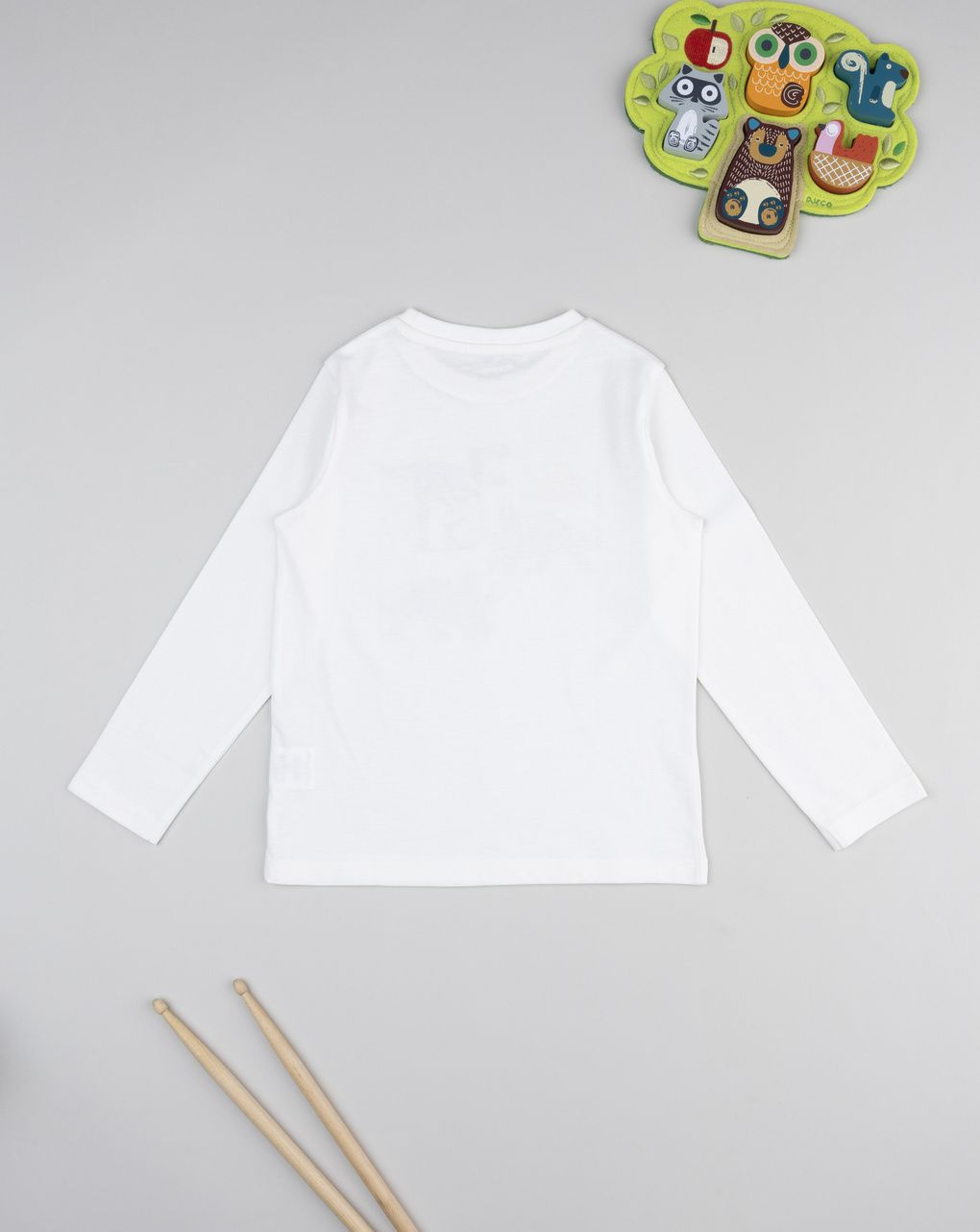 παιδική μπλούζα λευκή dinos για αγόρι - Prénatal