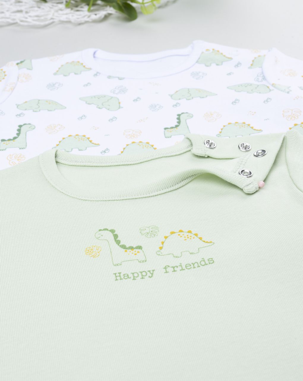 βρεφικά κορμάκια πακέτο x2 dino για αγόρι - Prénatal