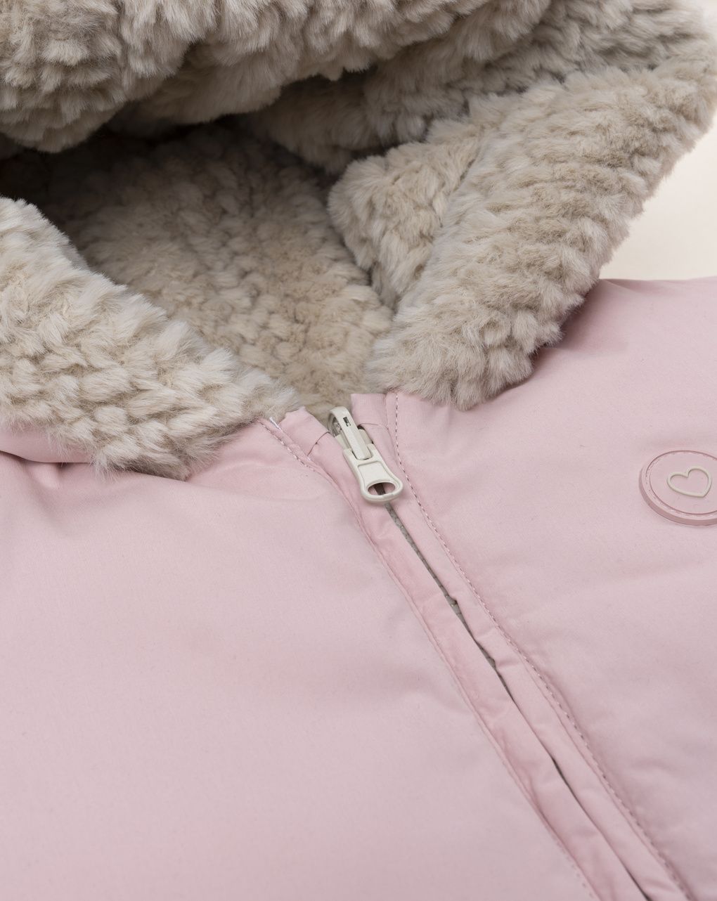 βρεφικό μπουφάν ροζ για κορίτσι - Prénatal
