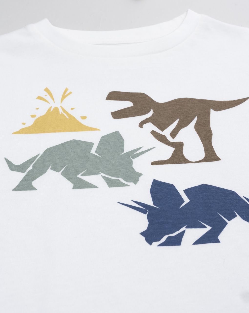 παιδική μπλούζα λευκή dinos για αγόρι - Prénatal