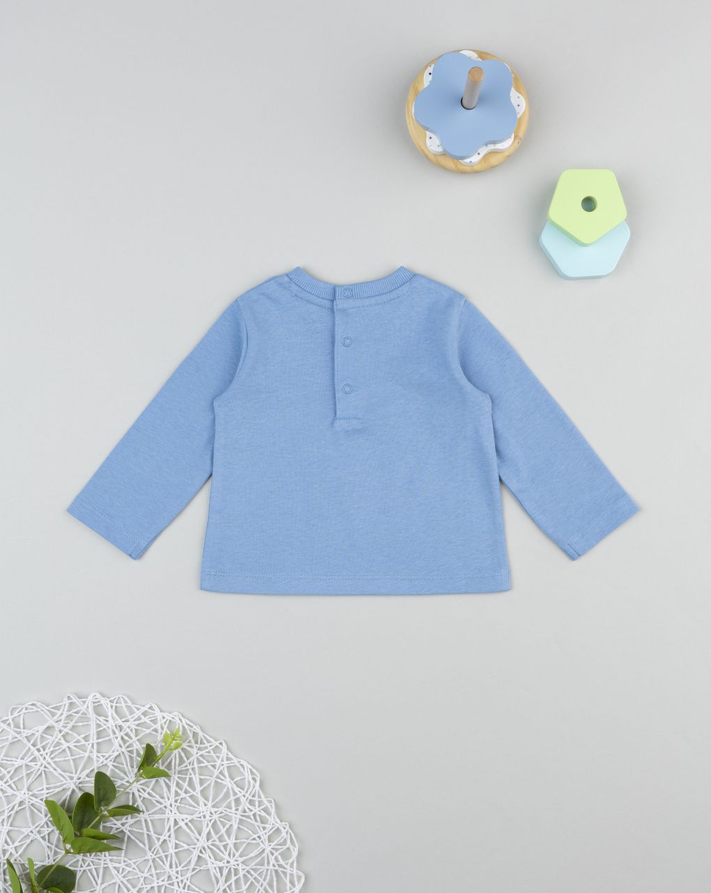 βρεφική μπλούζα γαλάζια little bear για αγόρι - Prénatal
