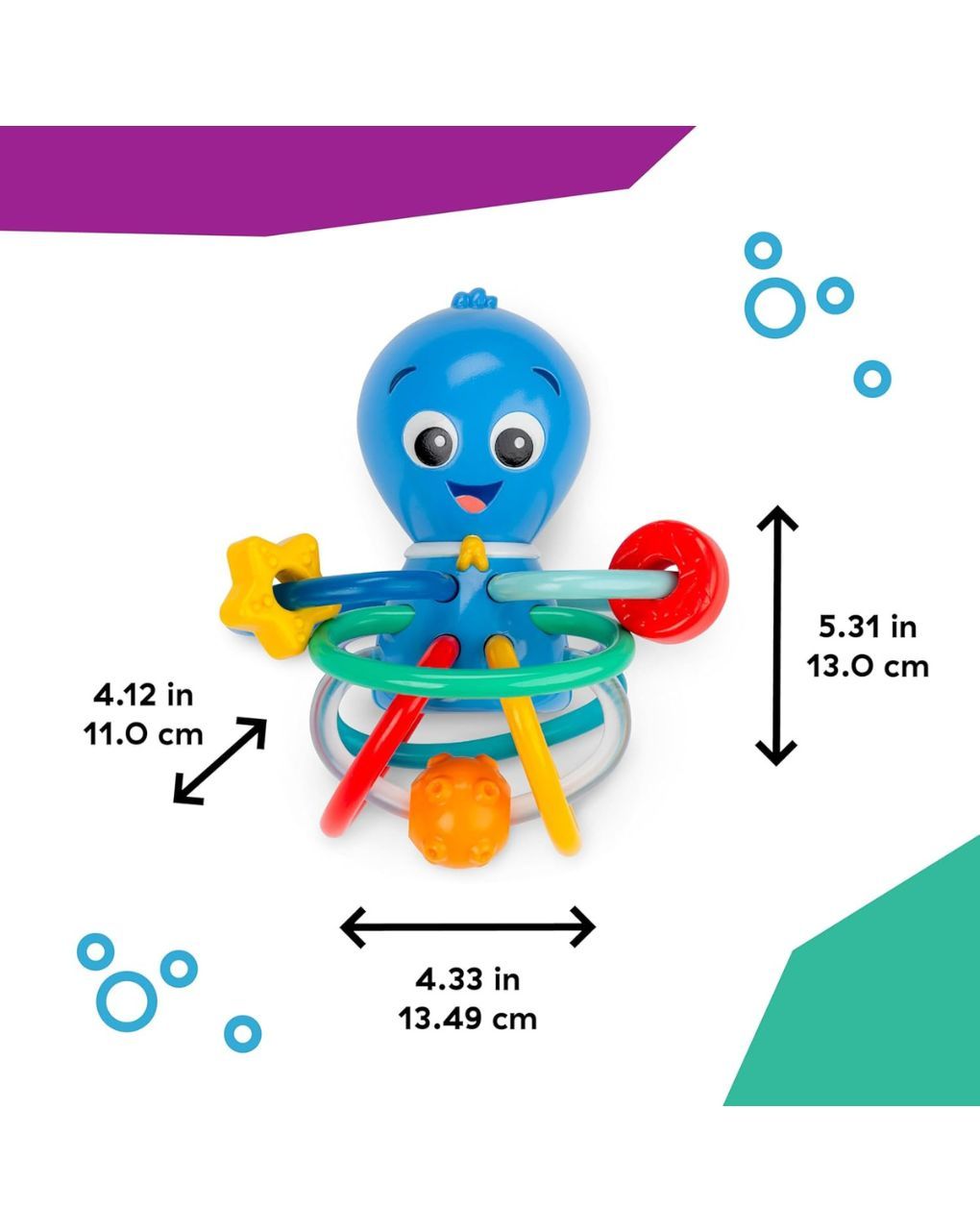 Baby einstein μασητικό & κουδουνίστρα οδοντοφυΐας ocean explorers opus - Babyeinstein