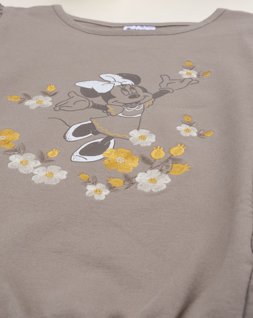 παιδική μπλούζα φούτερ καφέ minnie για κορίτσι - Prénatal