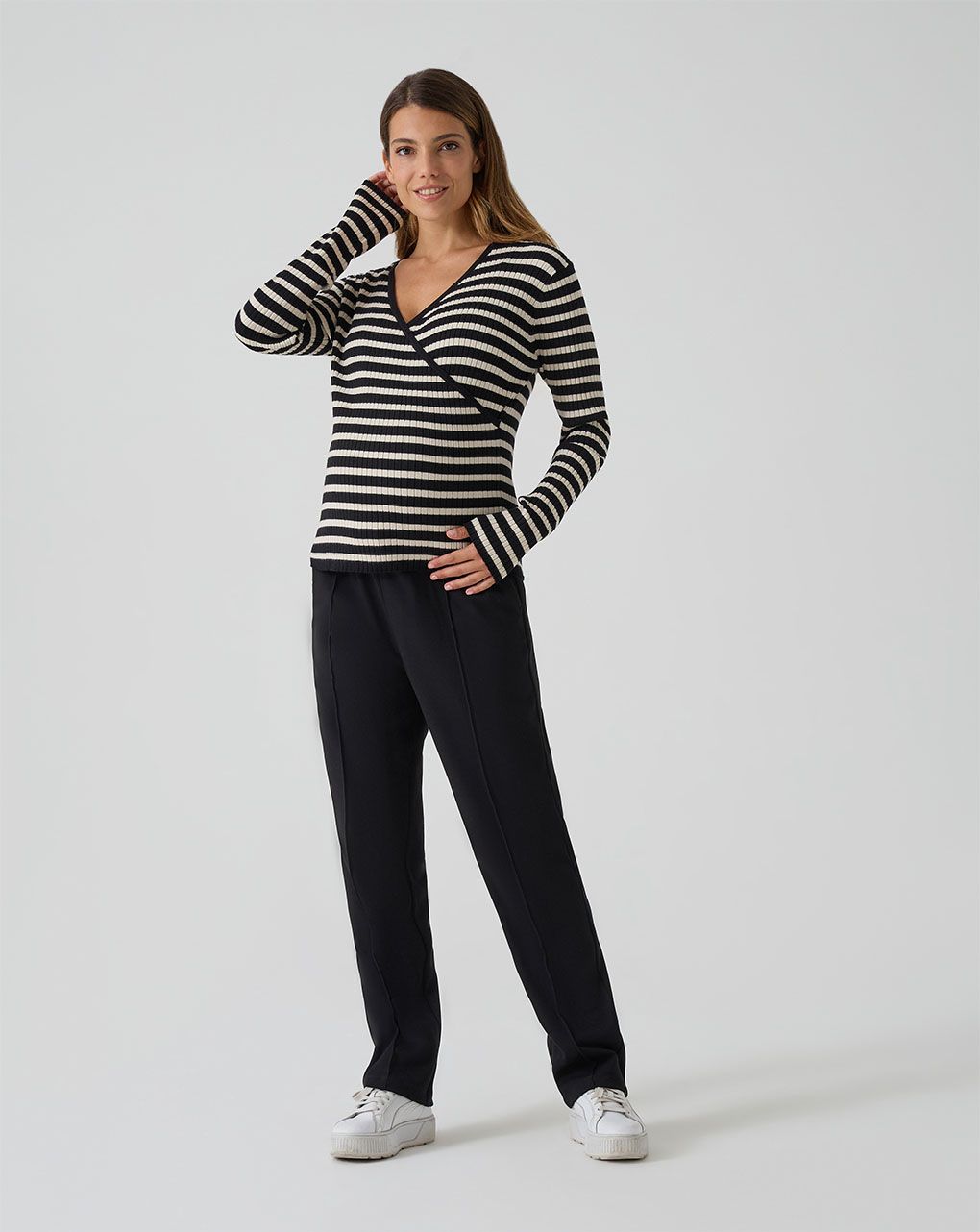 γυναικείο παντελόνι εγκυμοσύνης μαύρο