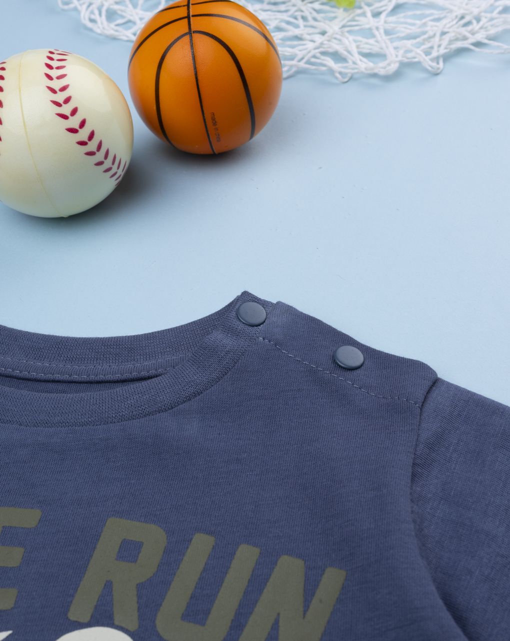 βρεφική μπλούζα μπλε home run για αγόρι - Prénatal