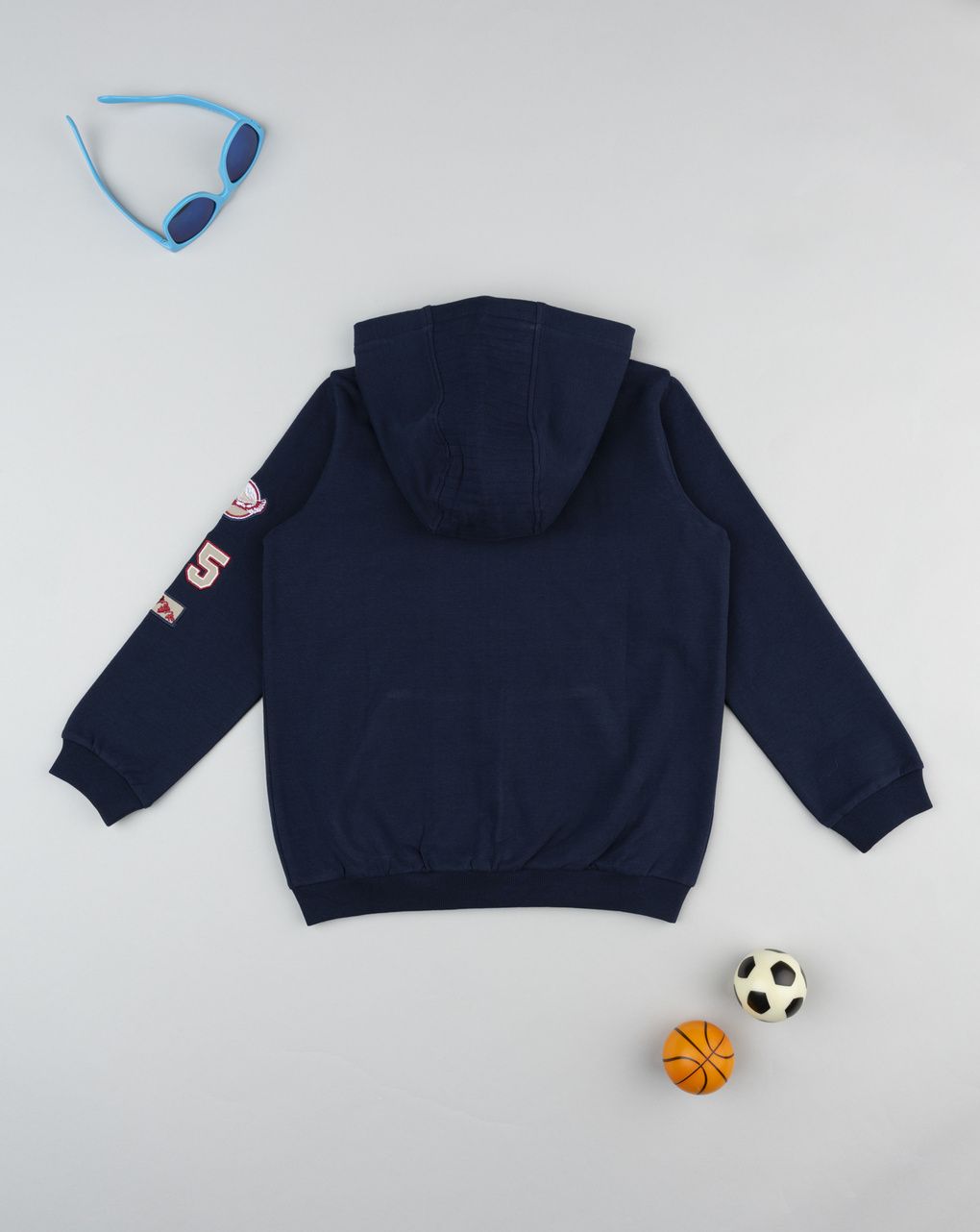 παιδική ζακέτα φούτερ μπλε mountain για αγόρι - Prénatal