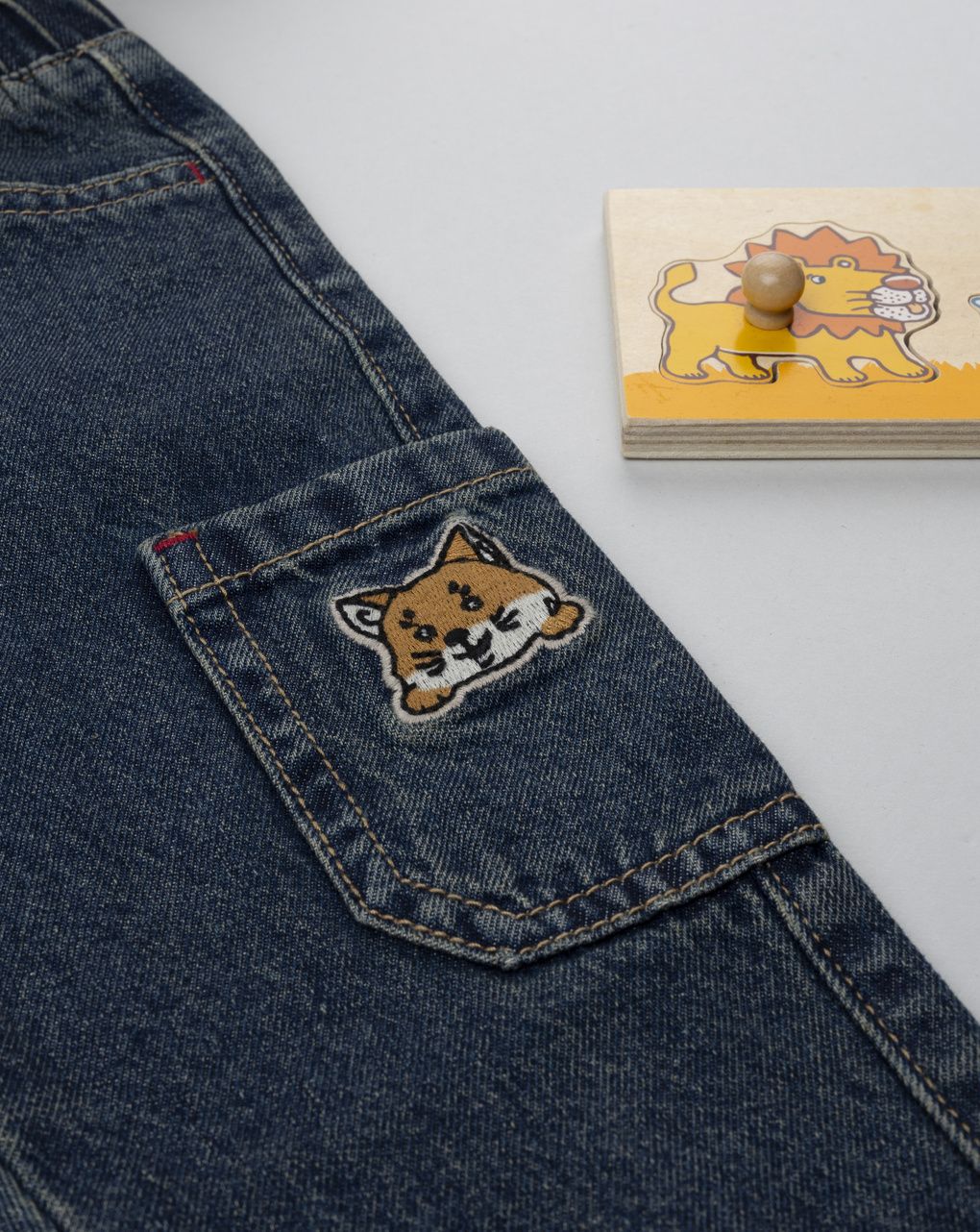 βρεφικό τζιν παντελόνι camp για αγόρι - Prénatal