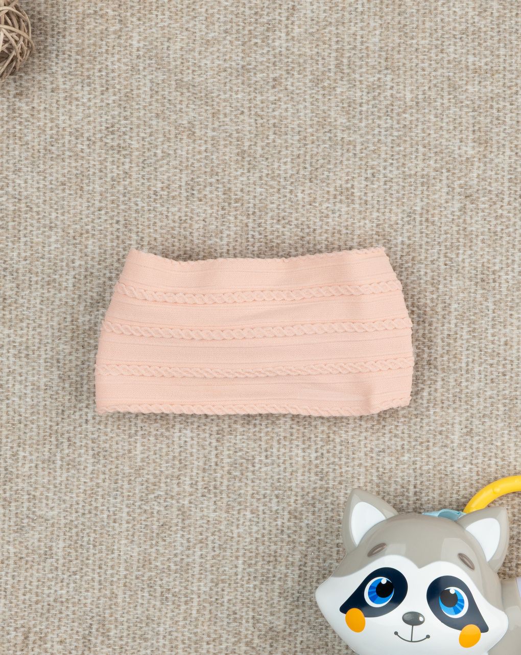 βρεφική κορδέλα μαλλιών ροζ με φιογκάκι για κορίτσι - Prénatal