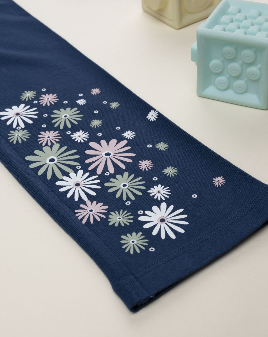 παιδικό κολάν μπλε με μαργαρίτες για κορίτσι - Prénatal