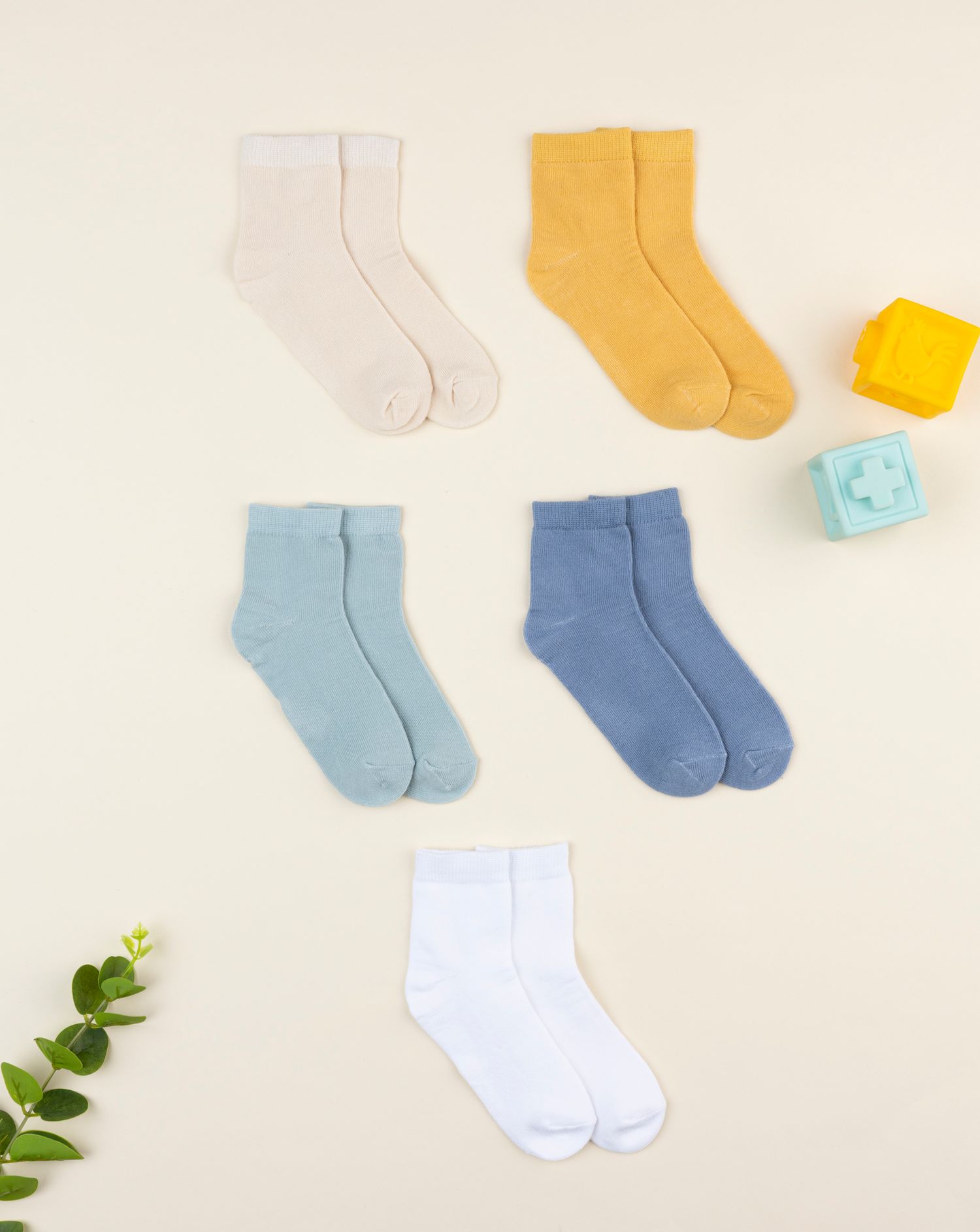 παιδικά καλτσάκια πακέτο x5 πολύχρωμα για αγόρι - Prénatal