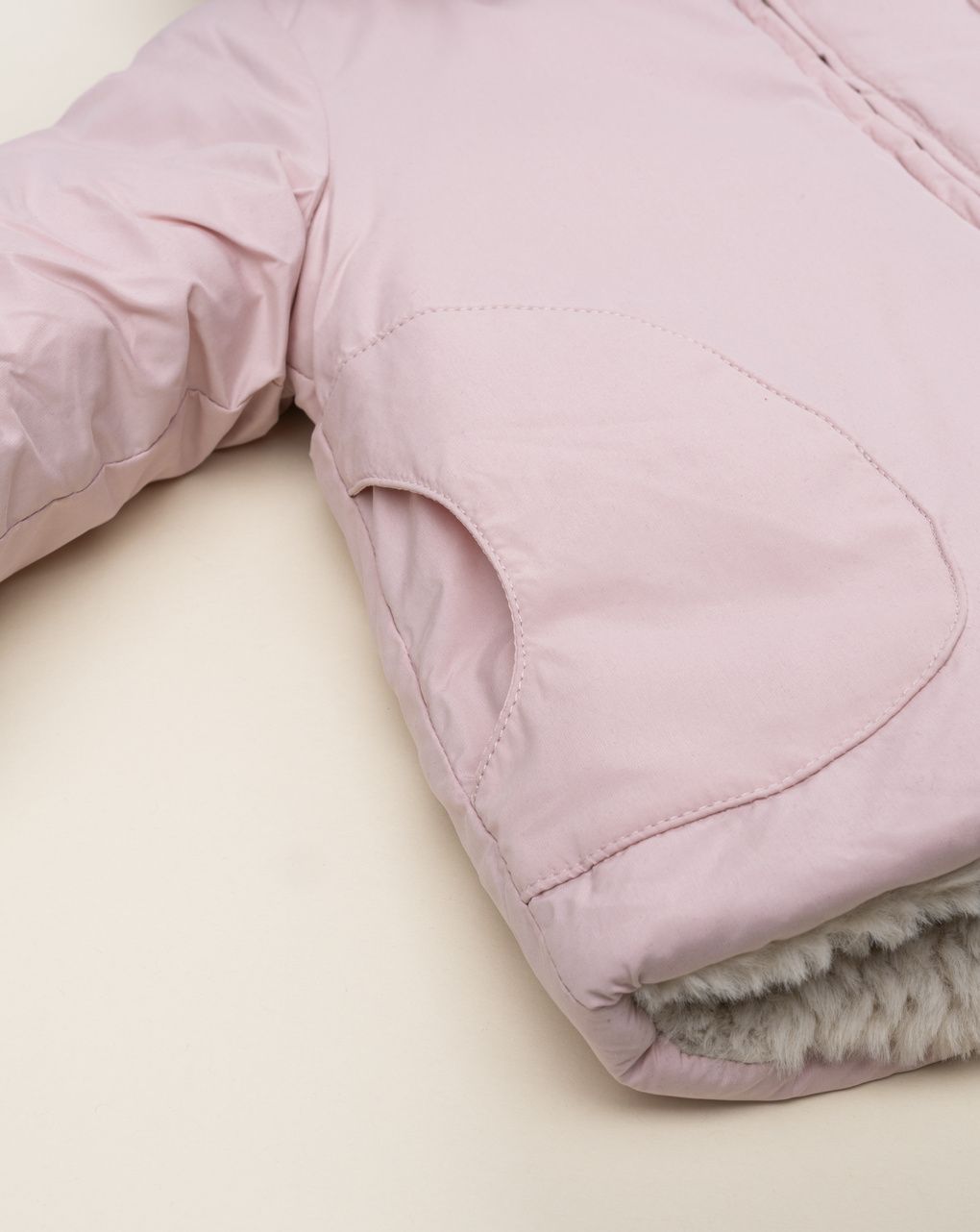 βρεφικό μπουφάν ροζ για κορίτσι - Prénatal
