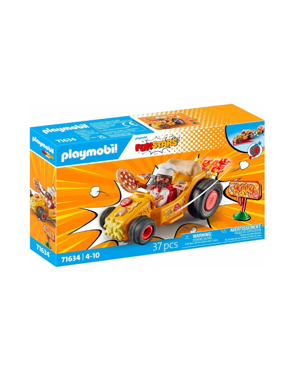 Playmobil funstars τρελός πιτσαδόρος 71634