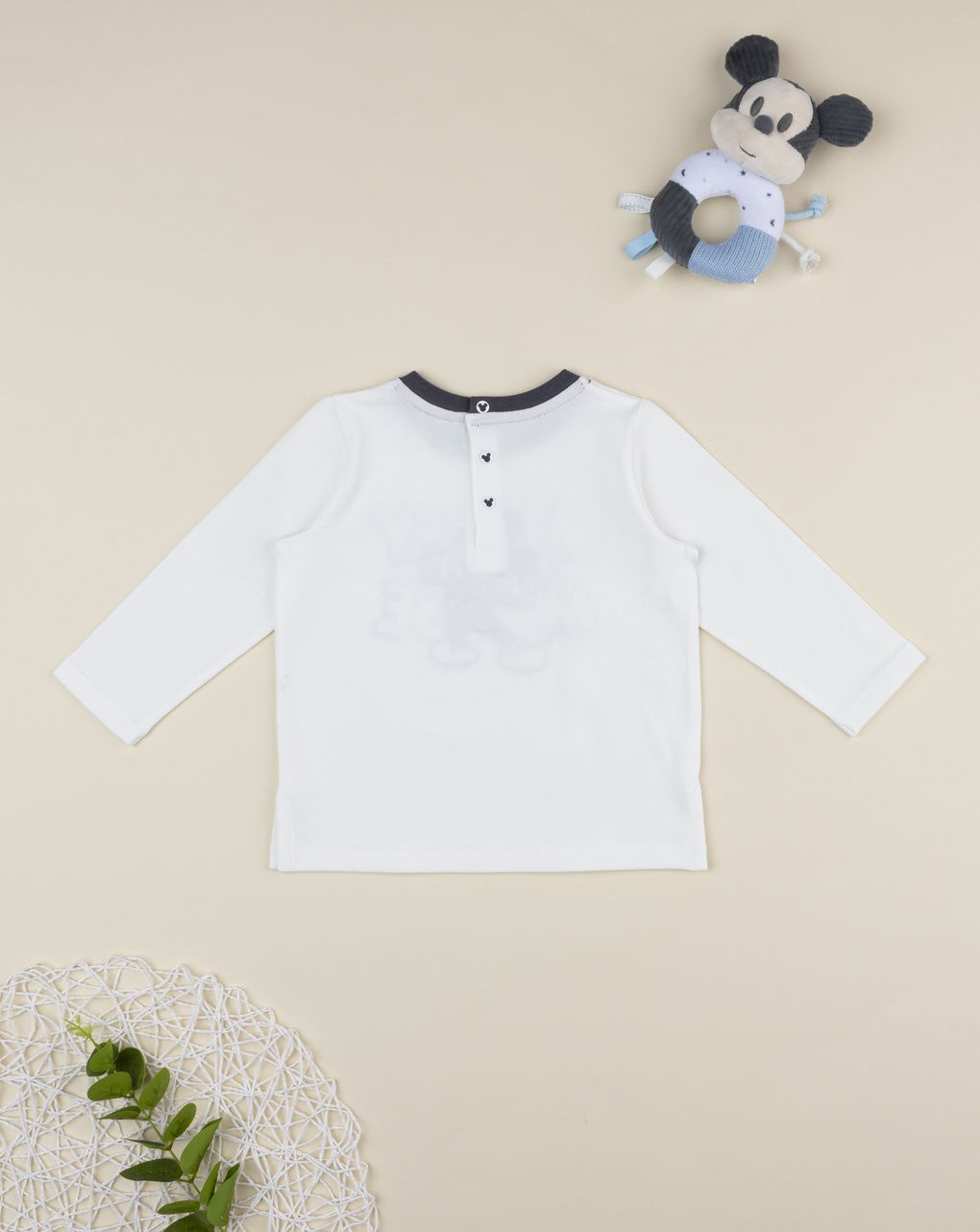 βρεφική μπλούζα λευκή mickey για αγόρι - Prénatal