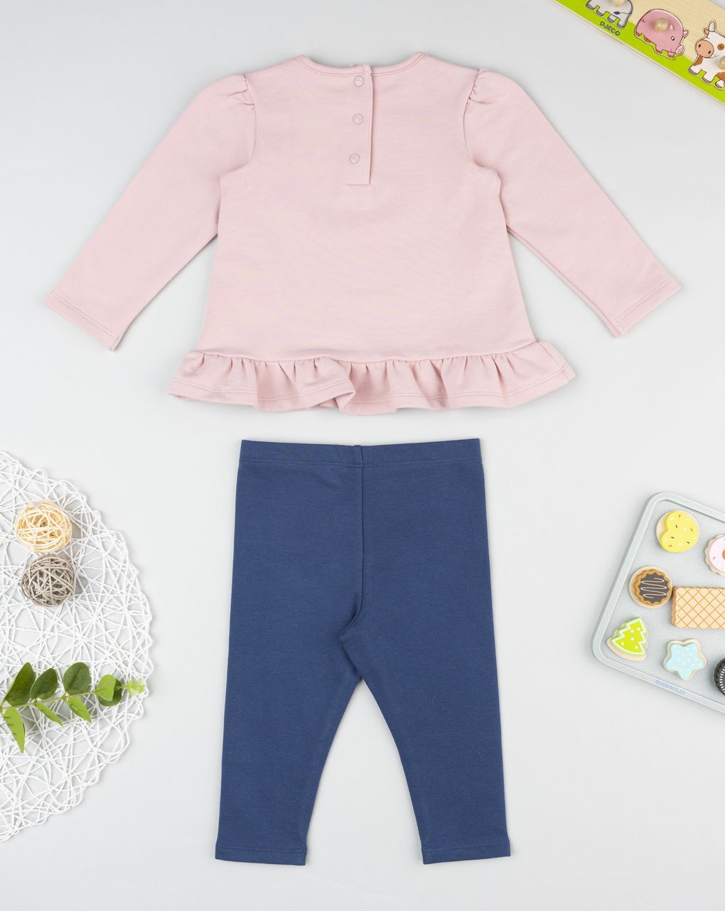 βρεφικό σετ φούτερ και κολάν minnie για κορίτσι - Prénatal