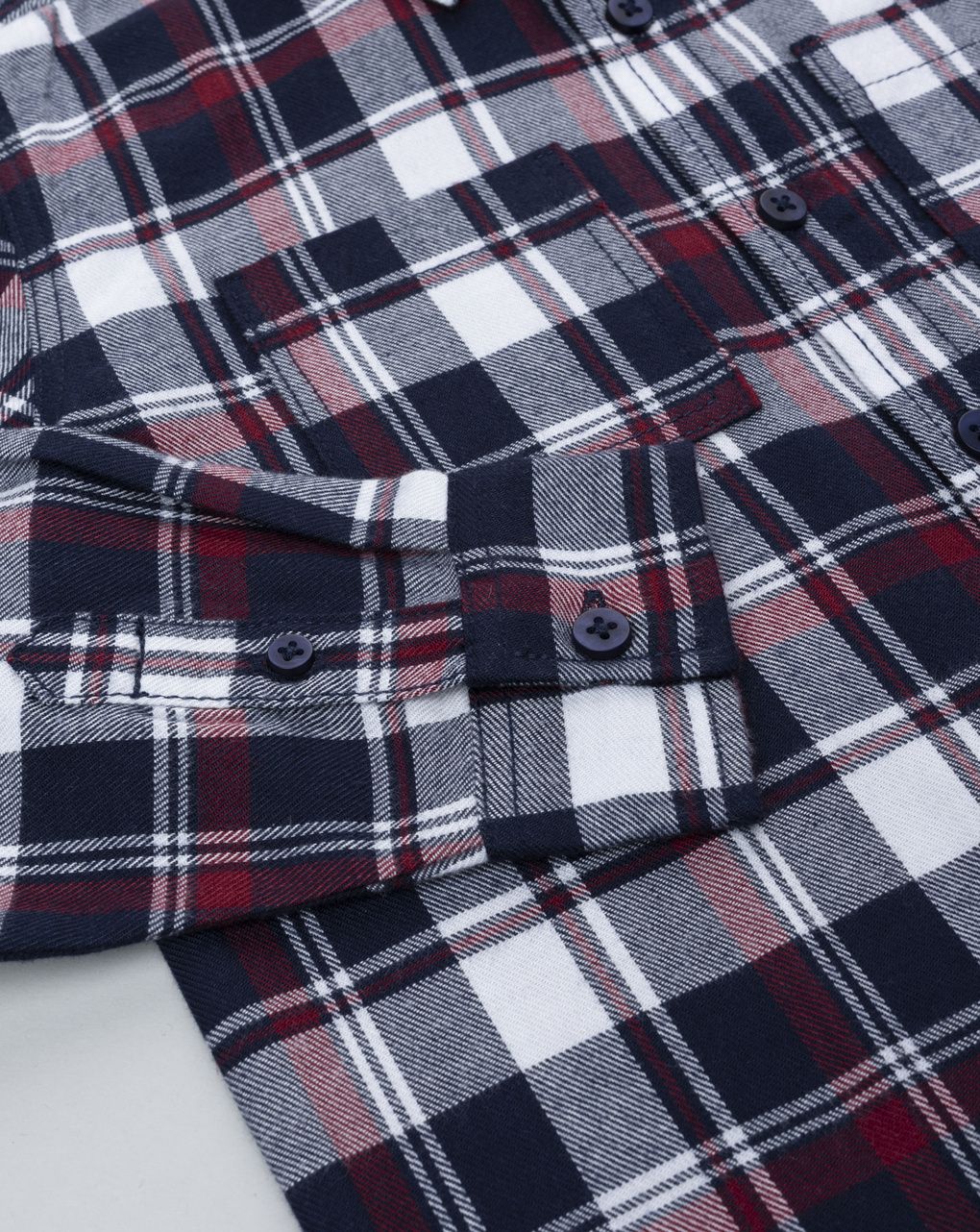 παιδικό πουκάμισο καρό μπλε/κόκκινο για αγόρι - Prénatal