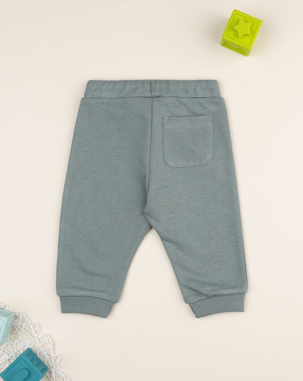 βρεφικό παντελόνι φόρμας λαδί για αγόρι - Prénatal
