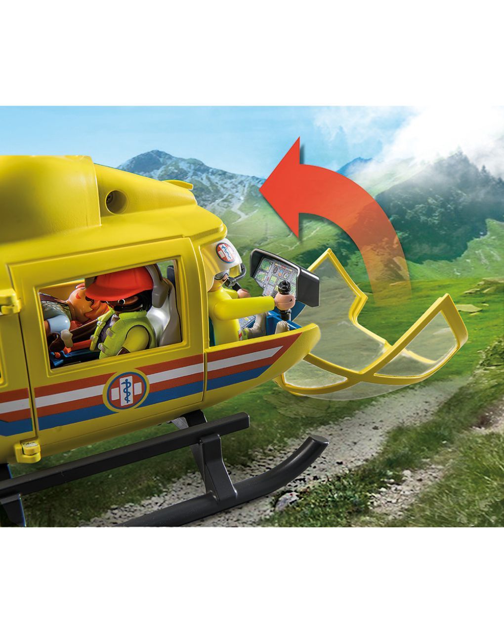 Playmobil city life ελικόπτερο πρώτων βοηθειών 71203 - Playmobil, Playmobil City Life