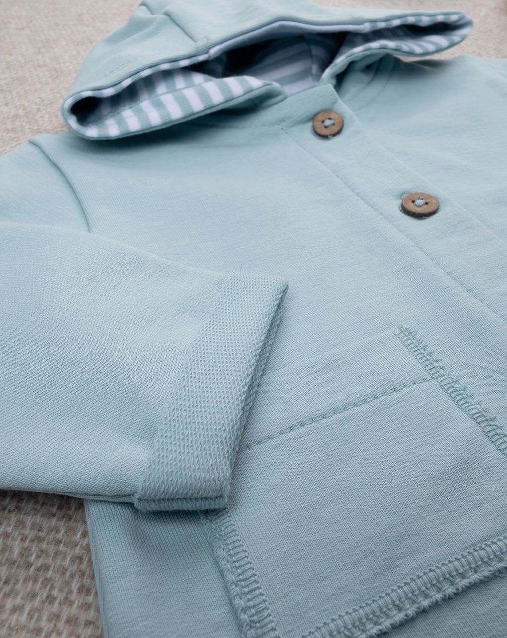 βρεφική ζακέτα βεραμάν με τσέπες για αγόρι - Prénatal