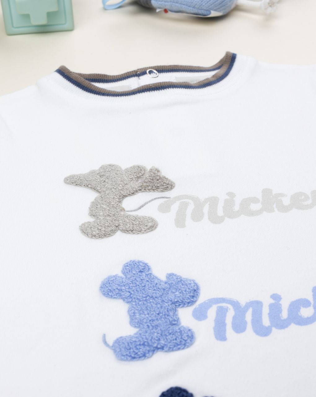 βρεφική μπλούζα λευκή mickey για αγόρι - Prénatal