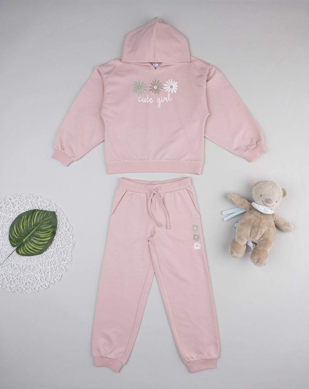παιδικό σετ φούτερ και φόρμα cute girl για κορίτσι - Prénatal