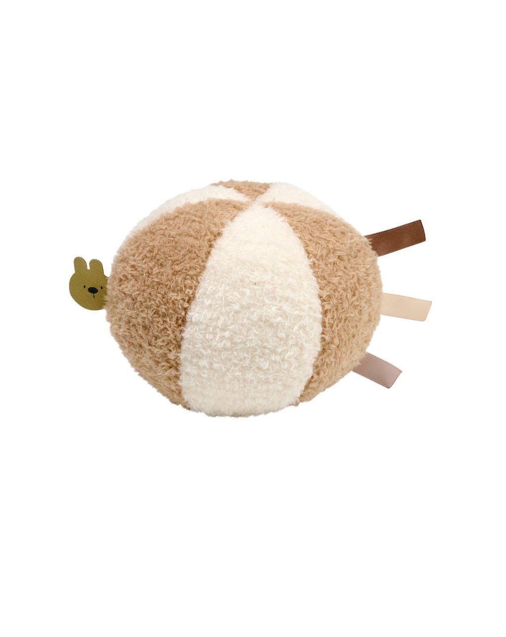 Nattou μικρό λούτρινο παιχνίδι teddy knuffel bal 11 cm caramel - Nattou