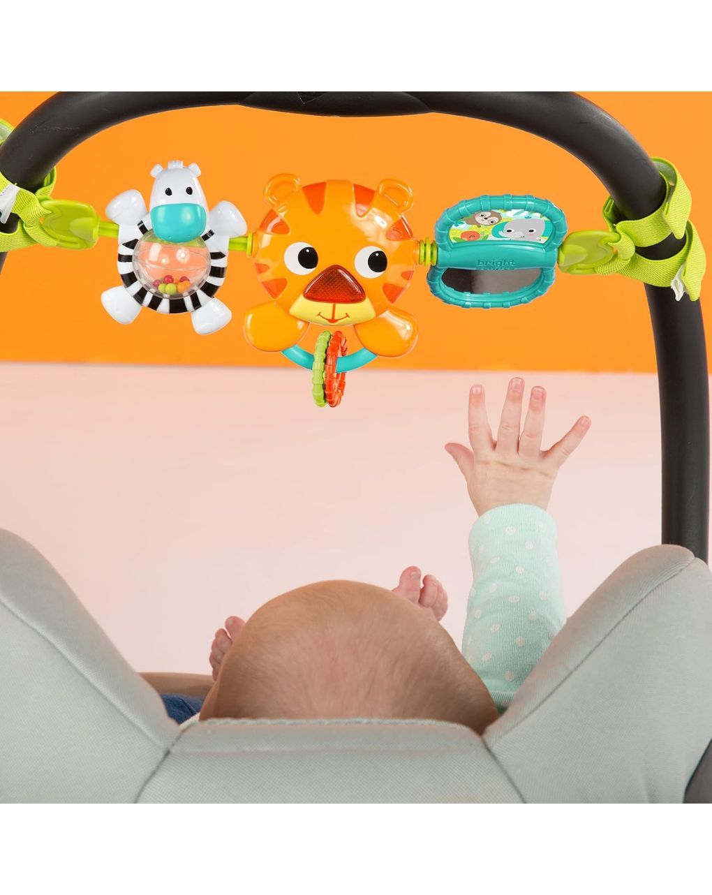 Bright starts μπάρα παιχνιδιών για κάθισμα αυτοκινήτου & καρότσι take along 0m+ - Bright Starts