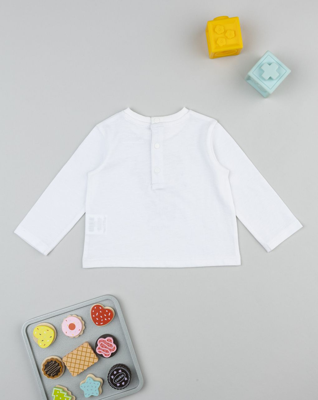 βρεφική μπλούζα λευκή little dog για αγόρι - Prénatal