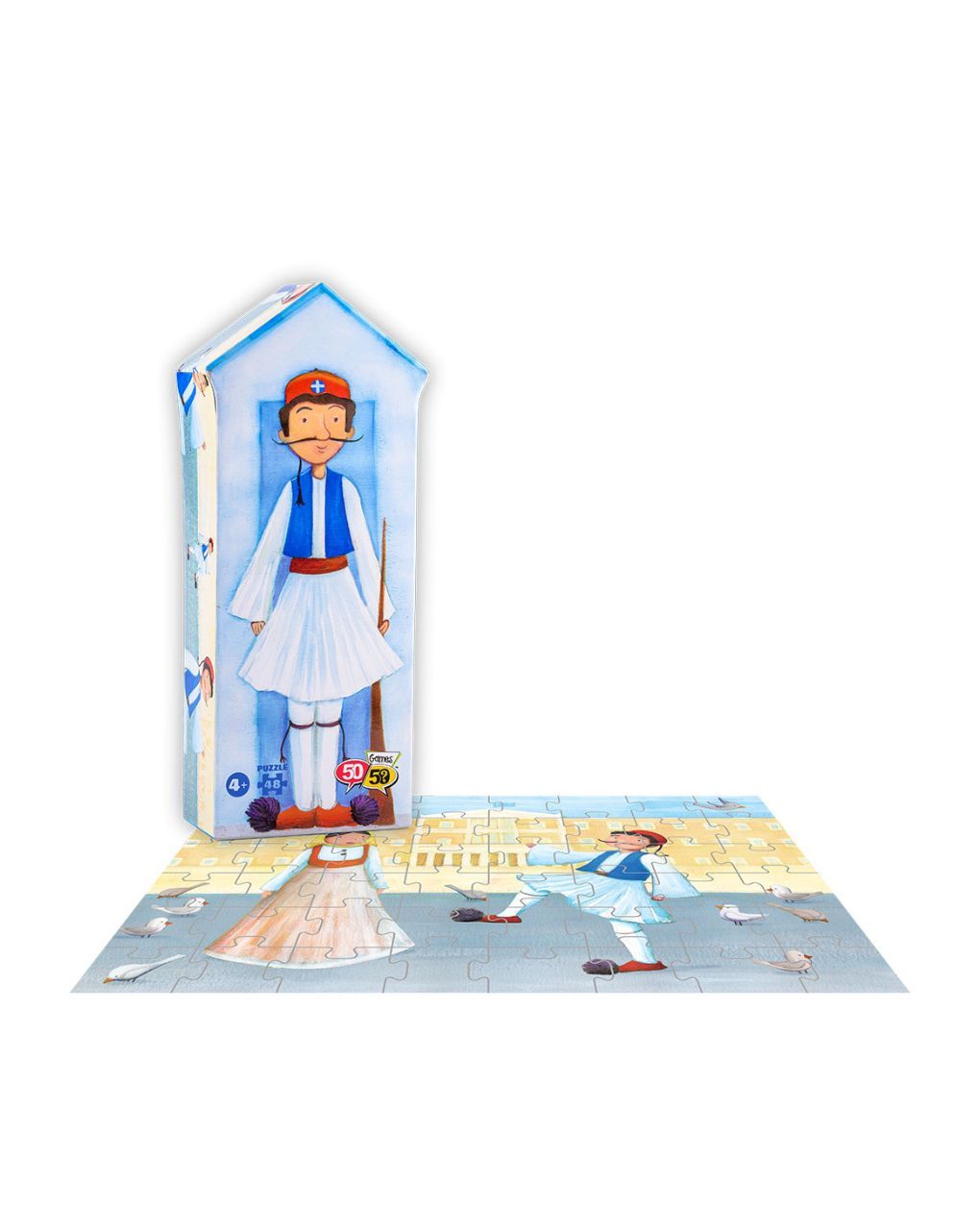 50/50 games παζλ τσολιάς 48τμχ 505311 - 50/50 GAMES