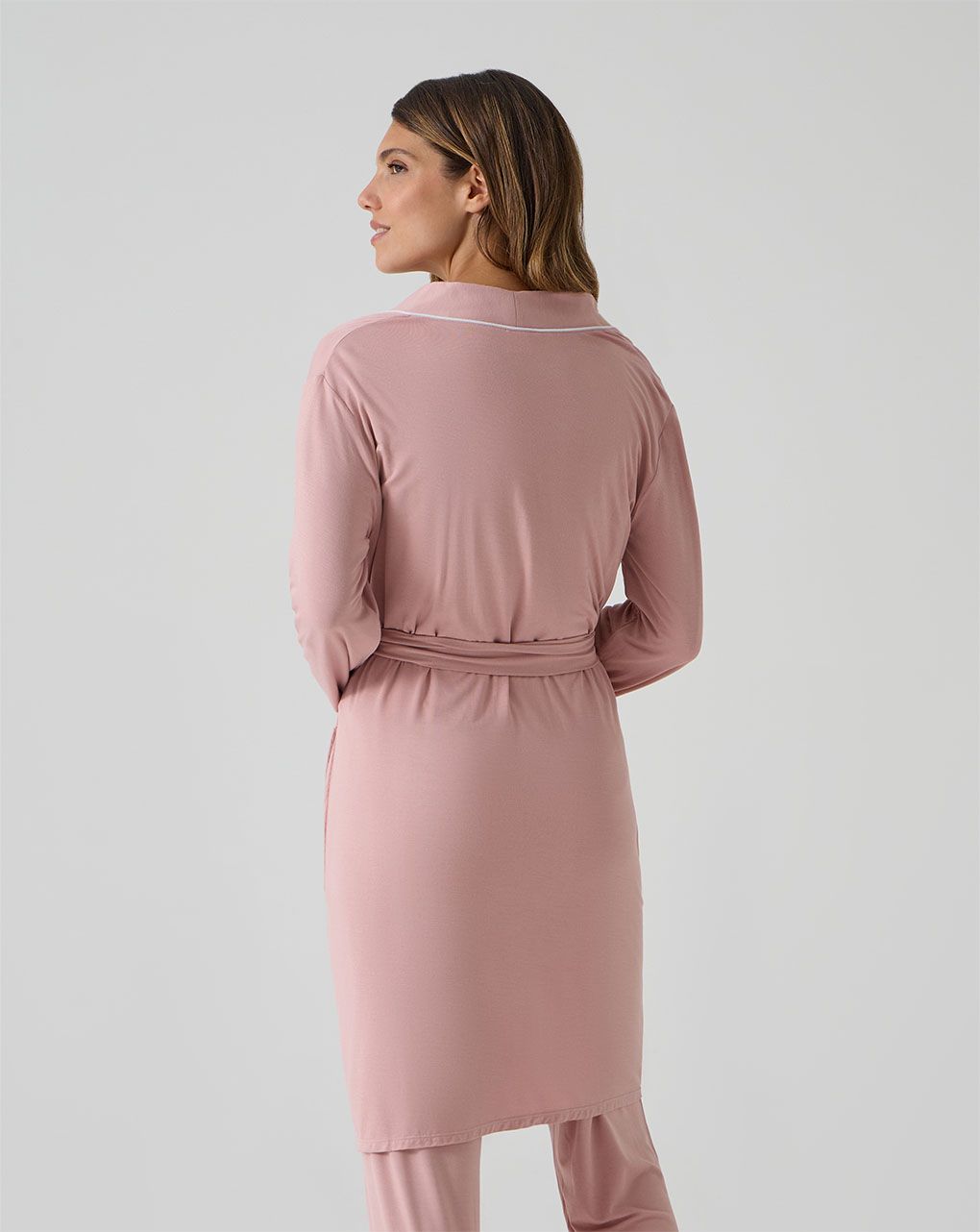 γυναικεία ρόμπα εγκυμοσύνης/θηλασμού ροζ - Prénatal