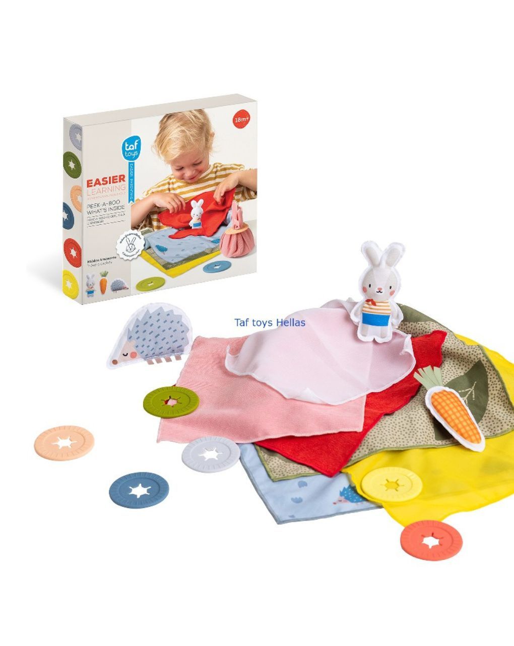 Taf toys εκπαιδευτικό παιχνίδι peek-a-boo what’s inside t-13335 - Taf-toys