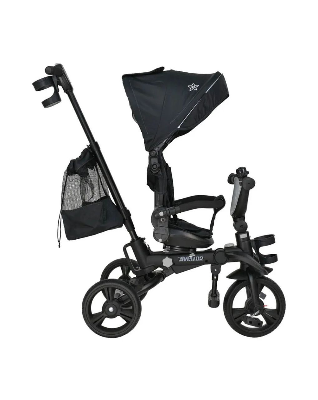 Bebe stars τρίκυκλο ποδηλατάκι aviator black 819-188 - Bebe Stars