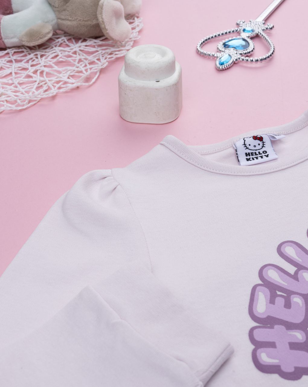 παιδική πιτζάμα ροζ hello kitty για κορίτσι - Prénatal