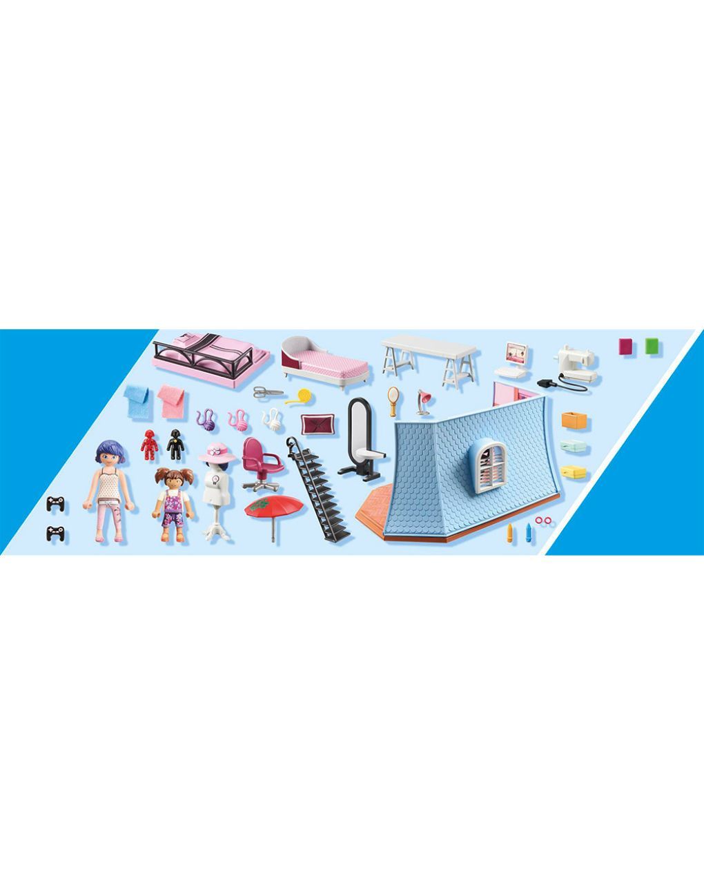 Playmobil miraculous το δωμάτιο της marinette 71334 - Playmobil