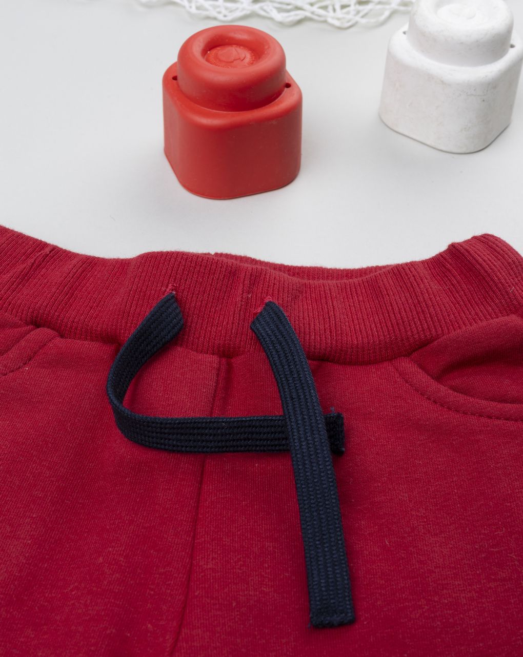 βρεφικό παντελόνι φόρμας μπορντώ mickey για αγόρι - Prénatal