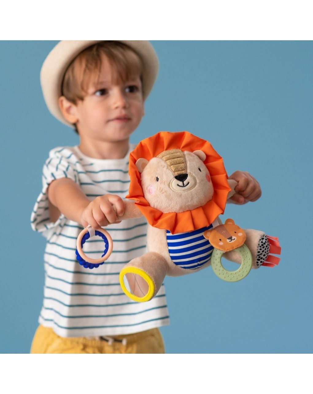 Taf toys μαλακό βρεφικό παιχνίδι δραστηριοτήτων harry το λιοντάρι t-12805 - Taf-toys