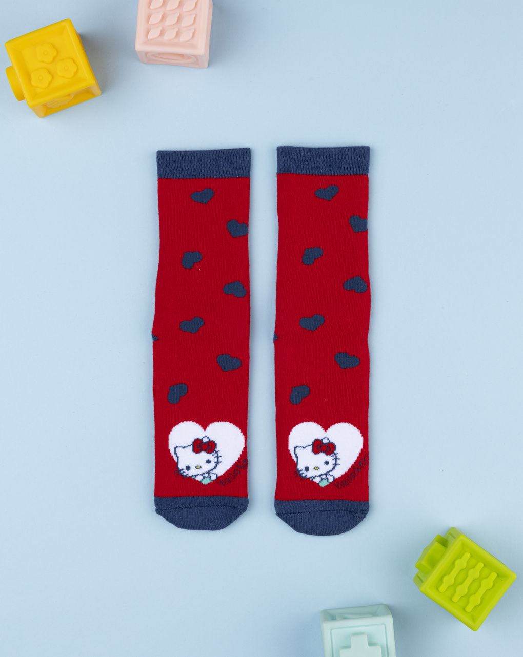 παιδικές αντιολισθητικές κάλτσες hello kitty για κορίτσι