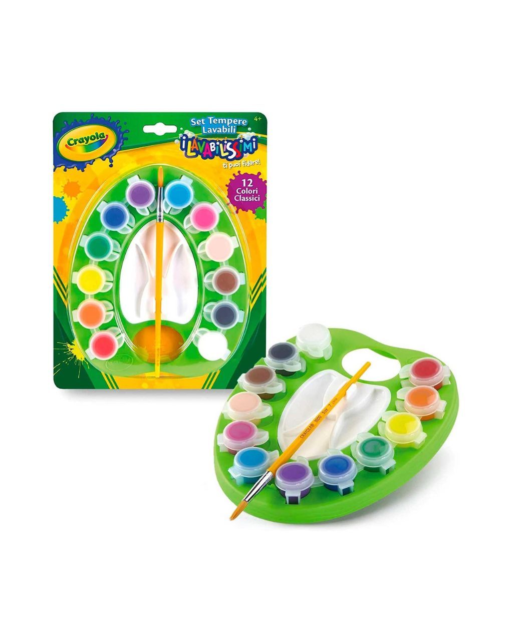 Crayola σετ πλενόμενες τέμπερες 12τμχ