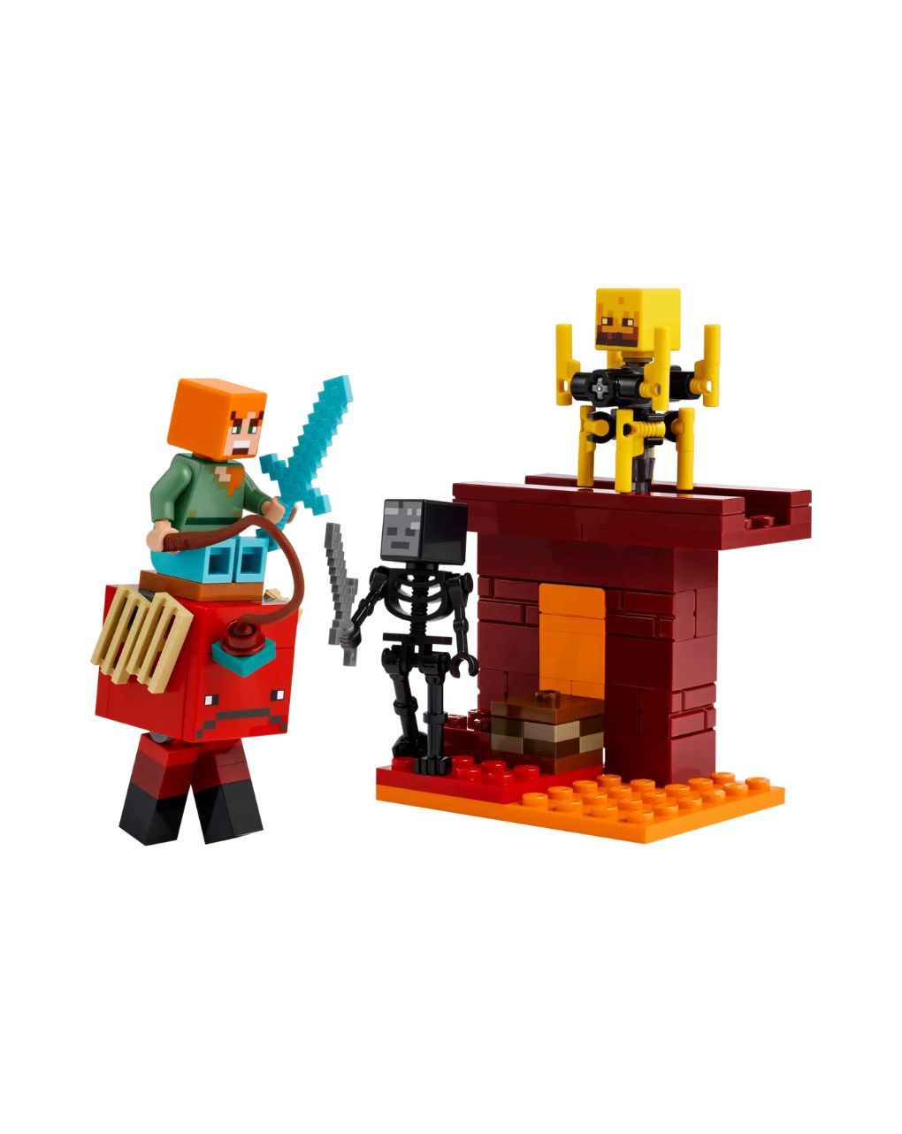 Lego minecraft the nether lava battle 21266 - Lego