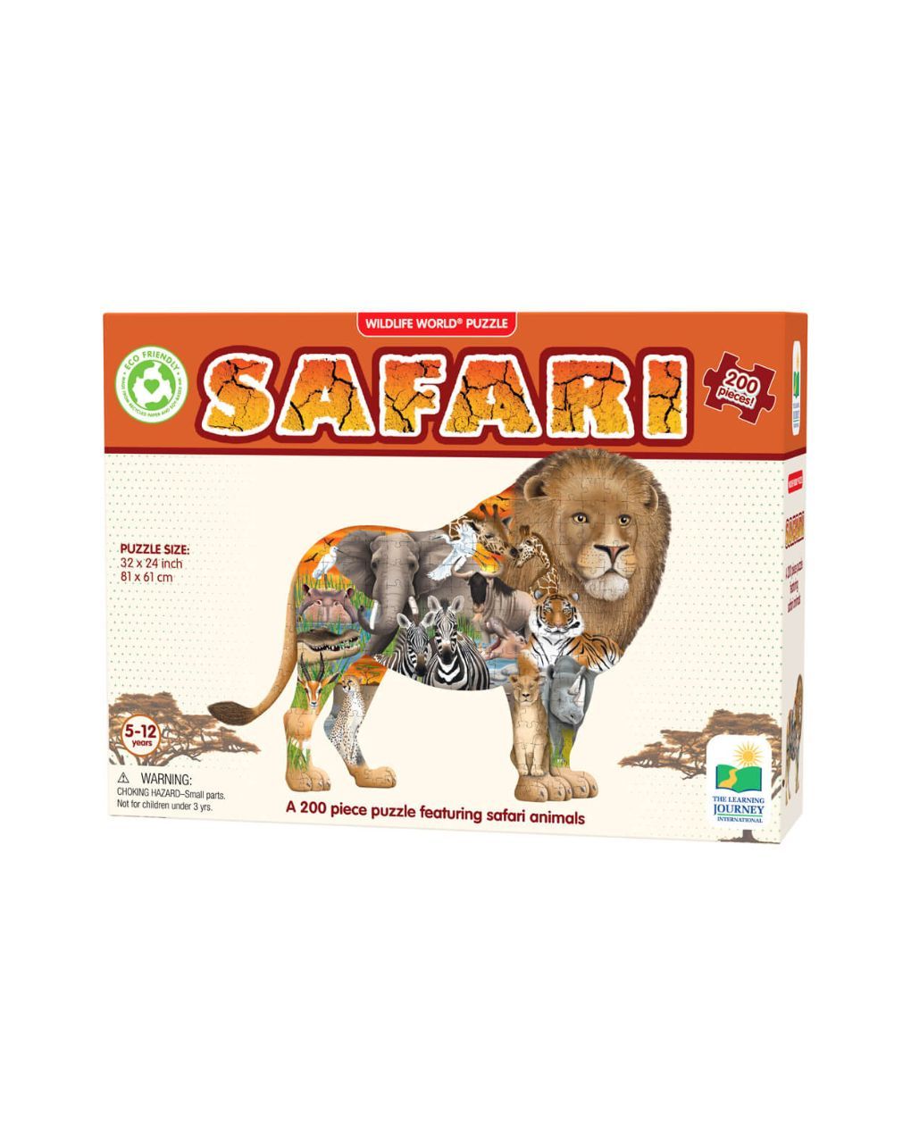 The learning journey παζλ 200 κομματιών άγρια ζωή σαφάρι j223697 - THE LEARNING JOURNEY
