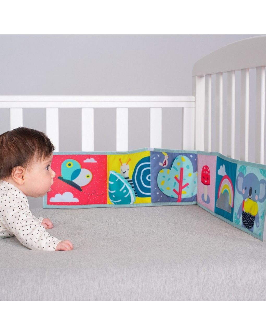 Taf toys koala clip-on pram book μαλακό βρεφικό βιβλίο δύο όψεων t-12615 - Taf-toys