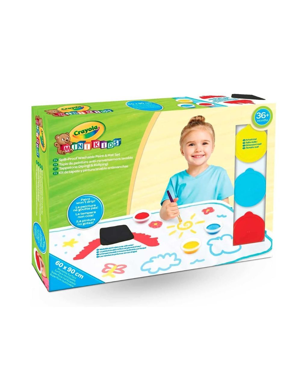 Crayola tapetone maxi μεγάλο επαναχρησιμοποιούμενο χαλάκι ζωγραφικής (60x90cm) - Crayola