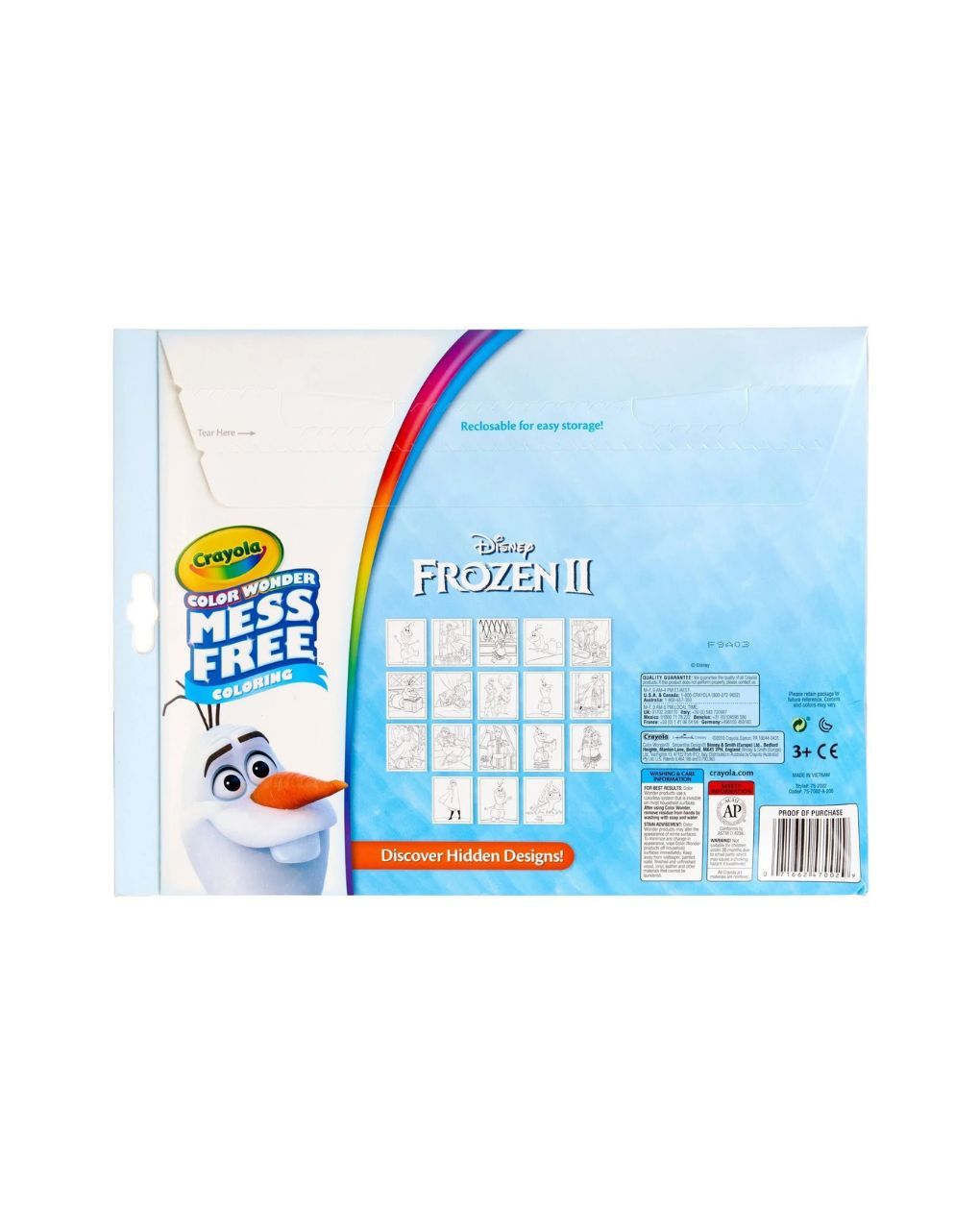 Crayola color wonder σετ ζωγραφικής frozen - Crayola