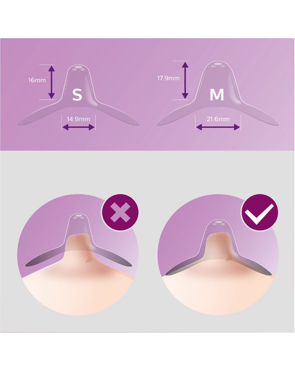 Philips avent ψευδοθηλές 2τμχ small (15mm) scf153/01 - Philips Avent