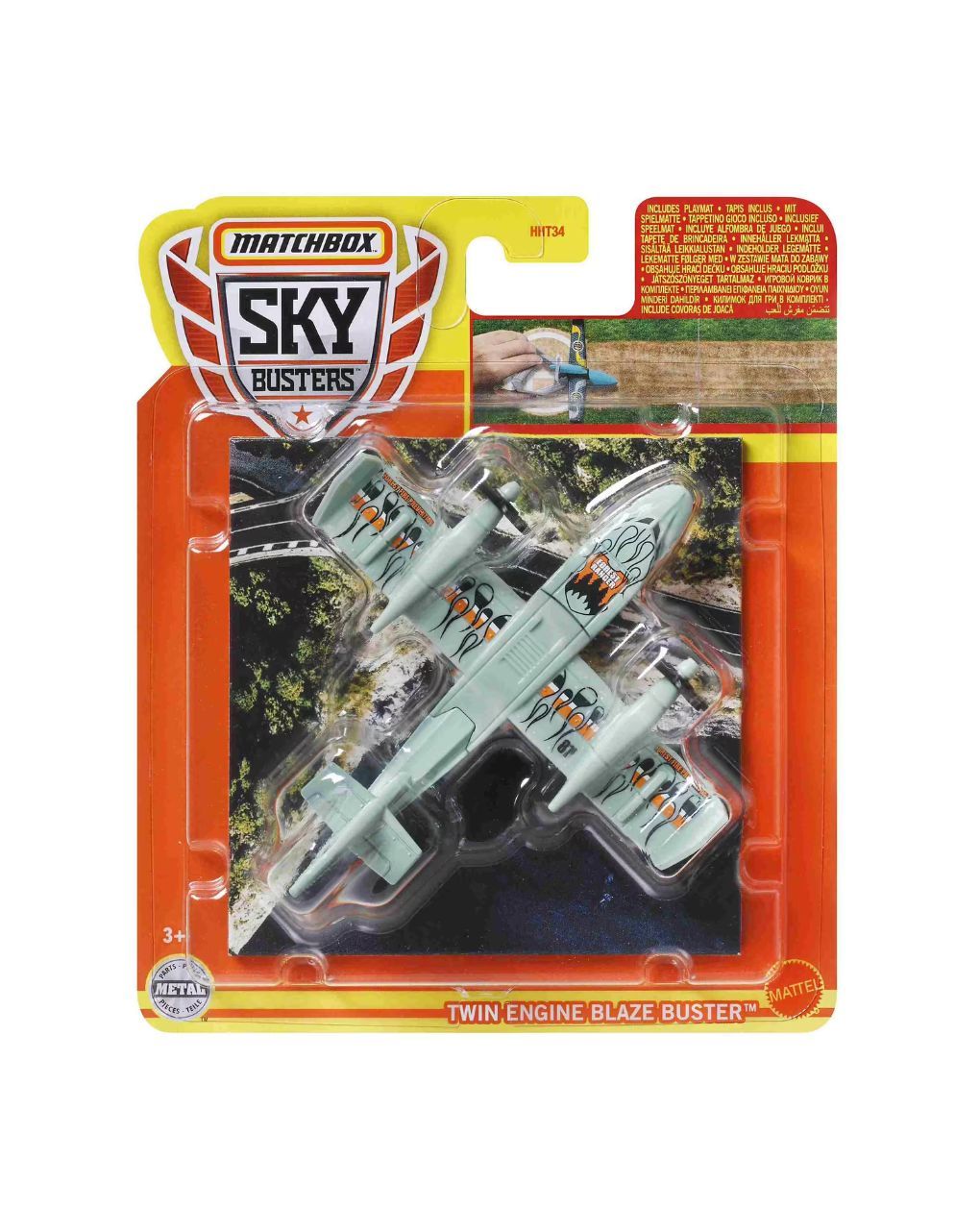 Mattel matchbox αεροπλανάκια με ματ hht34 (25 σχέδια) - Mattel