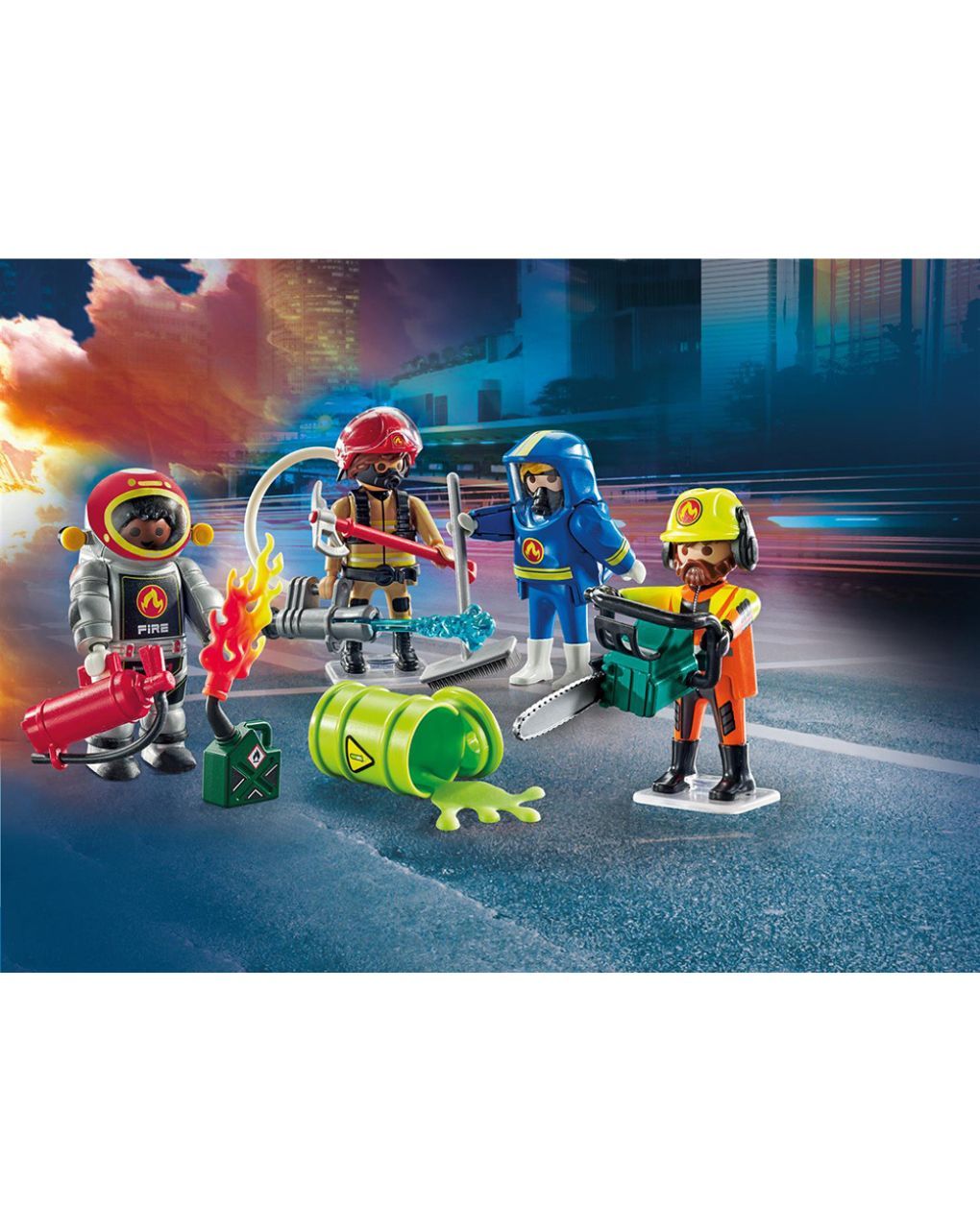 Playmobil action heroes my figures επιχείρηση πυροσβεστικής 71468 - Playmobil
