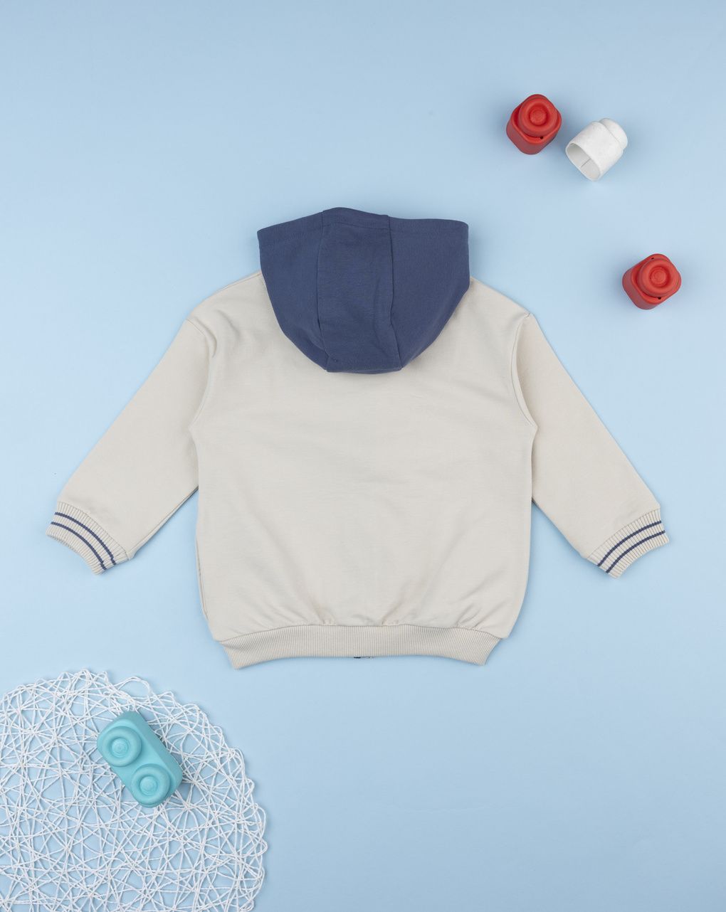 παιδική ζακέτα φούτερ μπεζ spiderman για αγόρι - Prénatal