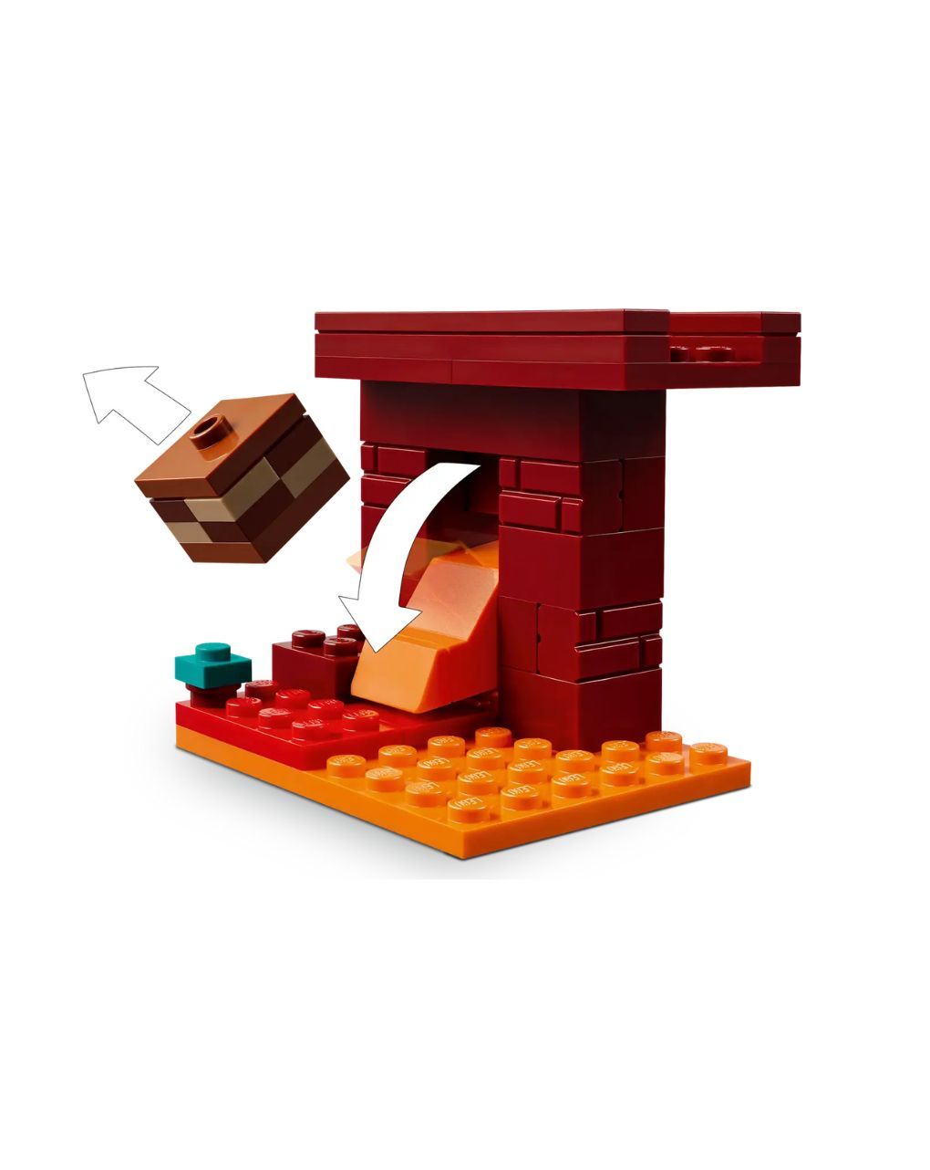 Lego minecraft the nether lava battle 21266 - Lego