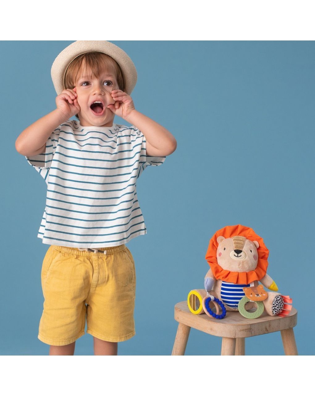 Taf toys μαλακό βρεφικό παιχνίδι δραστηριοτήτων harry το λιοντάρι t-12805 - Taf-toys