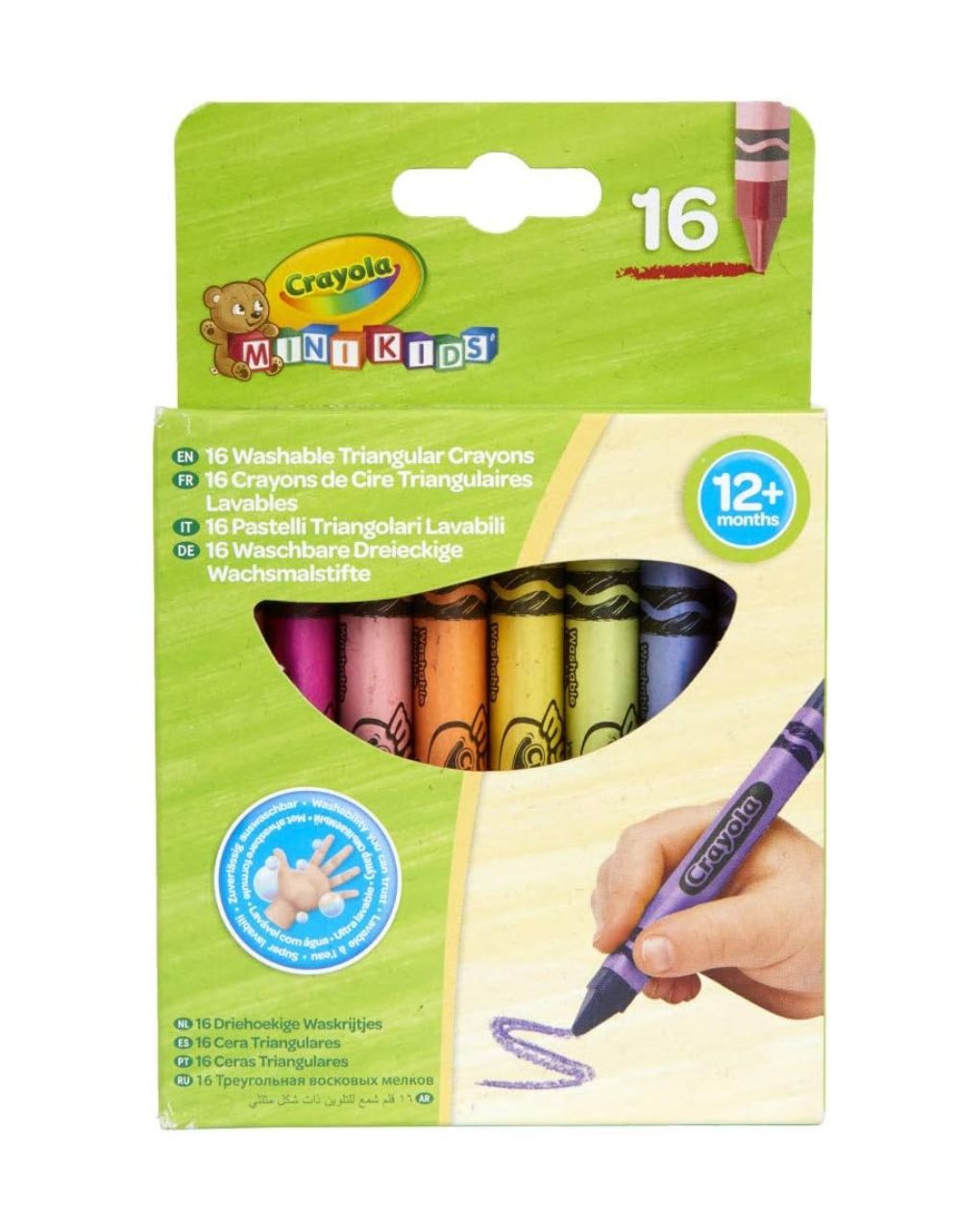 Crayola wash κηρομπογιές 16τμχ - Crayola
